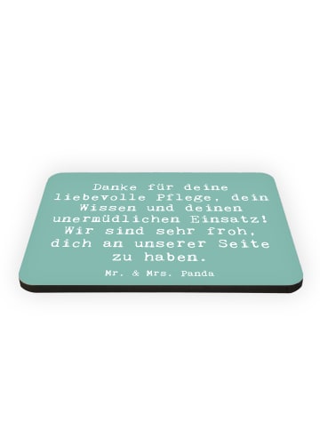 Mr. & Mrs. Panda magnet Spruch Dankbare Pflegekraft mit Spruch in Meeresbrise
