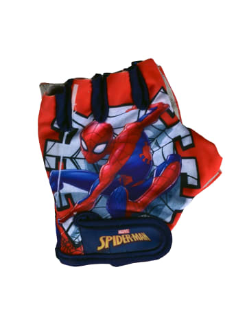 Spiderman Kinder Fahrradhandschuhe Jungen Spider-Man fingerlos Einheitsgröße in Blau