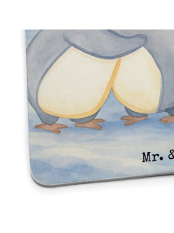 Mr. & Mrs. Panda Tassenuntersetzer Pinguine Kuscheln Design mit ... in Weiß