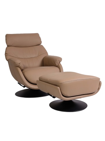 MCW Relaxsessel K99 mit Hocker, Taupe