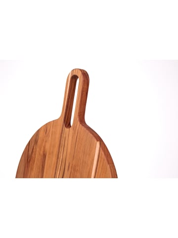 TEAKHAUS Teakholz-Servierbrett BISTRO, mit Griff, 51 x 36 x 2 cm