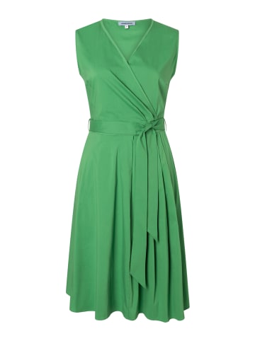 More & More raffiniertes Midikleid, Wickeloptik in green