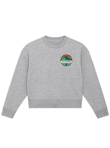 wat? Apparel Sweatshirt Wild outdoor in Grau meliert