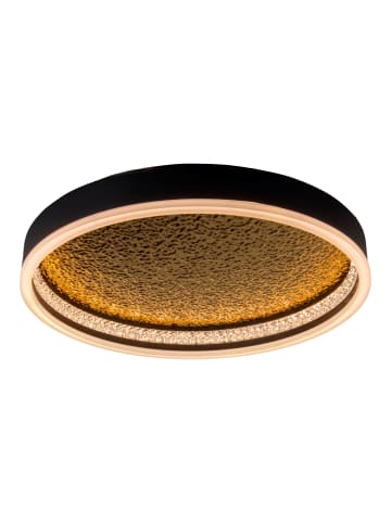 näve LED Deckenleuchte "ARANY" in schwarz - (L)40 cm x (B)40 cm x (H)7 cm - EEK E