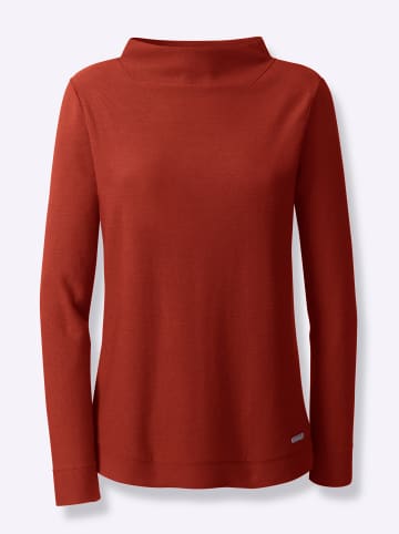 WITT WEIDEN Langarm-Pullover in rostrot