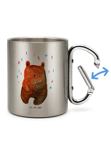 Mr. & Mrs. Panda Tasse Bär Party ohne Spruch in Silber