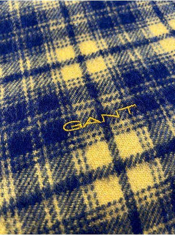 Gant Kappe PLAID CHECK WOVEN SCARF in Dark musta