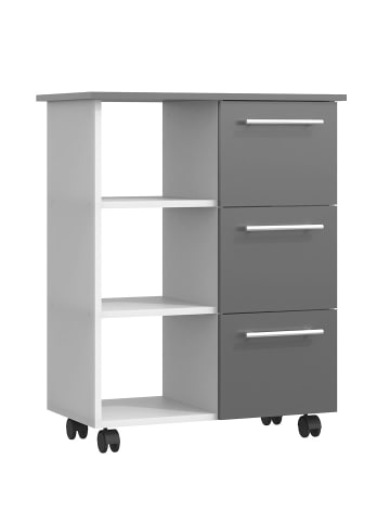 ebuy24 Küchenmöbel Esilo Weiß 68 x 38 cm