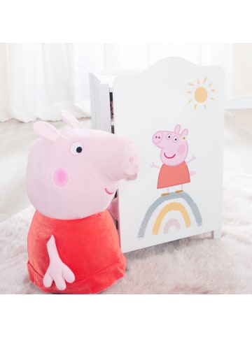 roba Peppa Pig Puppenschrank – Holz weiß lackiert, für Kleidung & Zubehör