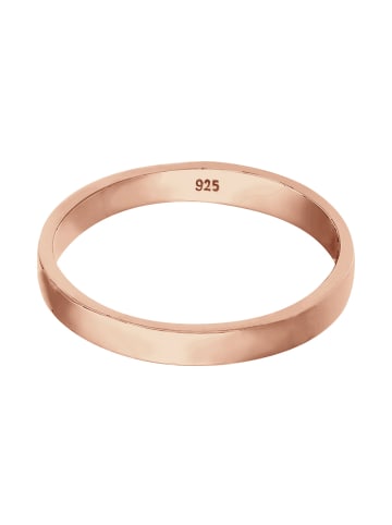 Elli Ring 925 Sterling Silber Ehering in Rosegold