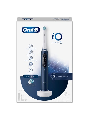 Oral-B Elektrische Zahnbürste "iO Series 7 + Reiseetui" in Blau