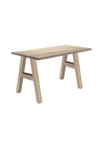 58 aufm Kessel SCHREIBTISCH Edi 1 120 x 70 x 75 Computertisch eiche sägerau/eiche sägerau
