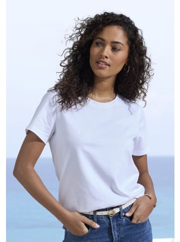 Beach Time T-Shirt in weiß