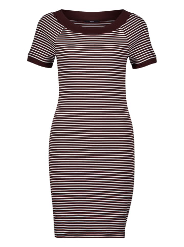 Zero  Minikleid mit Streifen in BrownCream