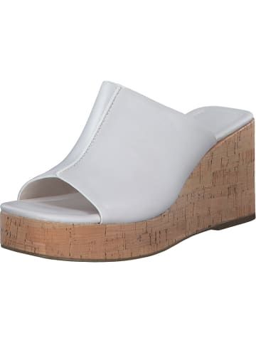 Tamaris Plateau-Pantoletten in white