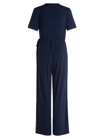 CARTOON Jumpsuit mit Bindegürtel in Dunkelblau
