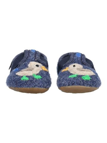 HAFLINGER Hausschuhe EVEREST QUAK QUAK in Jeans