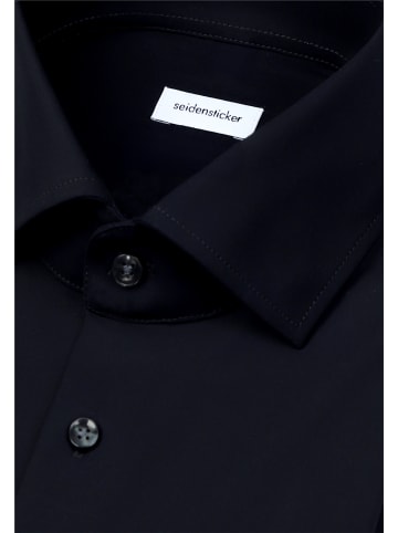Seidensticker Performance-Hemd Slim in Schwarz