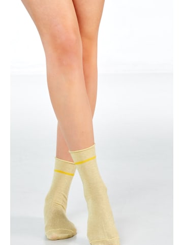 Dailysocks CHLOE 1.0 mit angenehmem Rollbündchen gelb 35/38