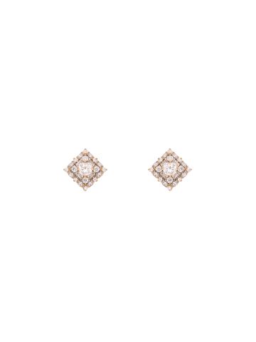 faina Women Stud Earrings in Rose Gold