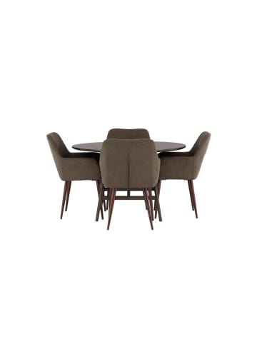 ebuy24 Essgruppe Kaseindon 2 (5-teilig) Braun 100 x 100 cm