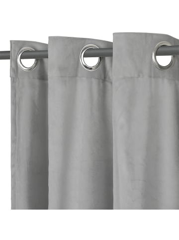 home24 Ösenvorhang Tamas in Grau