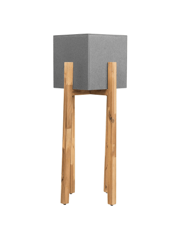 Beliani Outdoor Blumentopf DRIMOS in Grau/Braun - (W) 30 x (H) 95 x (L) 30 cm