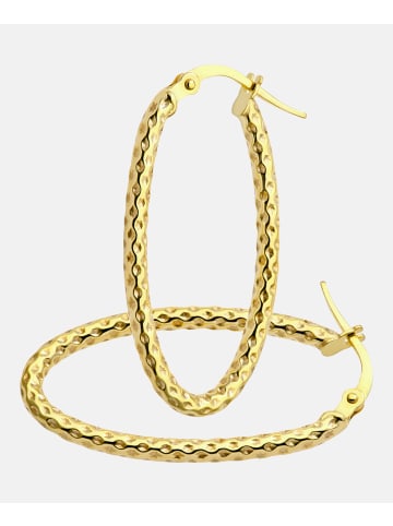 Vanlere Creolen aus 375 Gelbgold