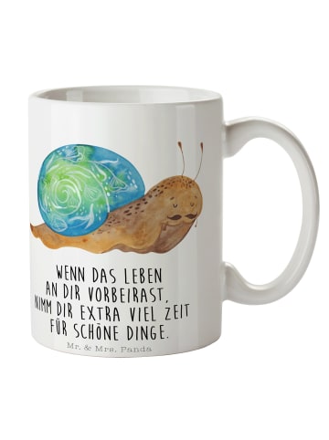 Mr. & Mrs. Panda Tasse Schnecke Sir mit Spruch in Weiß