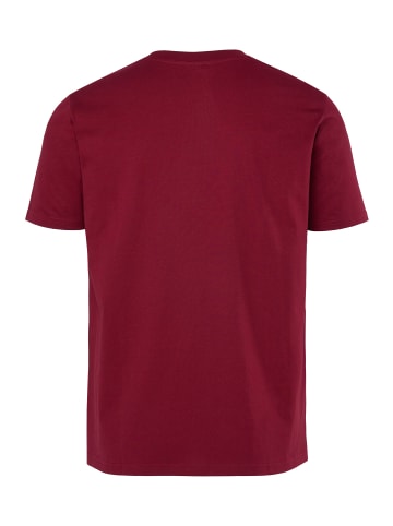 Men Plus Kurzarm T-Shirt in kupfer braun