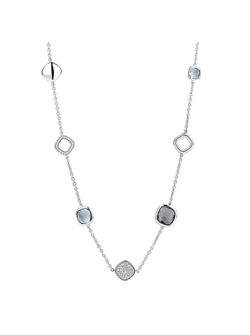 Ti Sento Milano Collier "mit Crystal und Zirkonia" in Silber