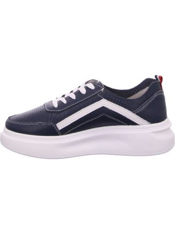 Scandi Schnürhalbschuh in blau