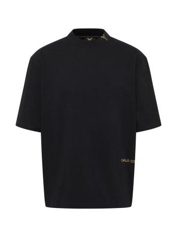 Carlo Colucci T-Shirt Dinello in Schwarz