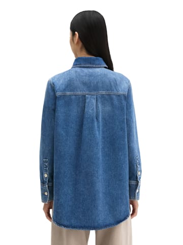 Marc O'Polo Jeansbluse relaxed in Medium Blue