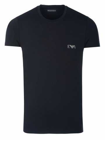 Armani Rundhals T-Shirt für Herren in schwarz
