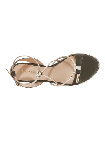Les Tropéziennes par M Belarbi Lilonbuc-Sandalen mit Absatz aus Leder Grün