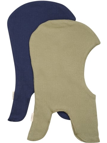 Minymo Kinder Mütze "Balaclava, double (2-pack)" in Blau