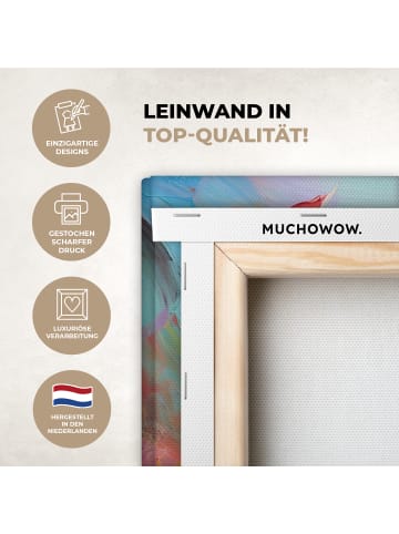 MuchoWow Leinwand bilder Abstrakte Farbexplosion (BxH)
