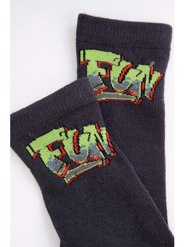 Coccodrillo Socken in schwarzgrau