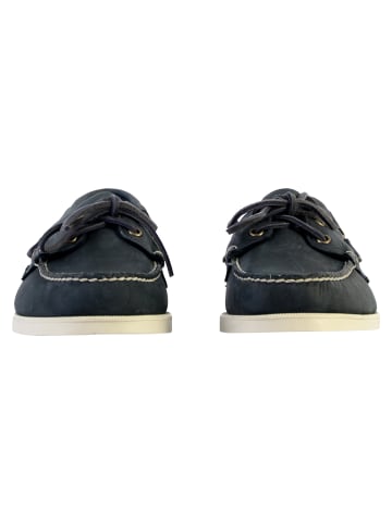 Sebago Sebago Portland Crazy Low Leder Mokassin Blau