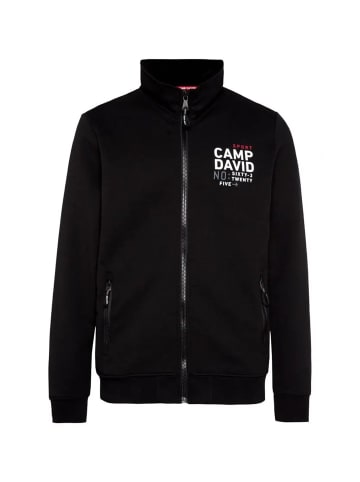 CAMP DAVID  Sweatjacke in schwarz