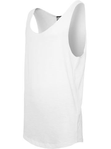 Urban Classics Urban Classics Herren Long Shaped Open Edge Loose Tank in white