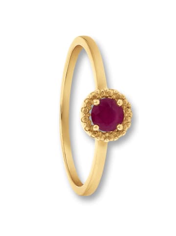 ONE ELEMENT  Rubin Ring aus 333 Gelbgold in gold