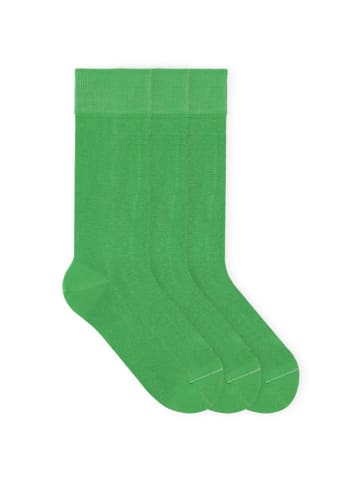 von Jungfeld Classic Socken Colour in Apfelgrün