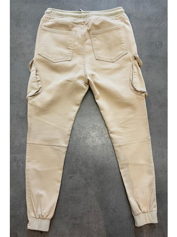Arizona-Shopping Cargo Chino Hose Jogger Pants mit Beintaschen in Beige
