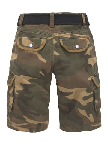 Kidsworld Shorts in braun tarnfarben