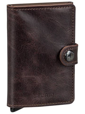 Secrid Geldbörse Miniwallet Vintage in Chocolate