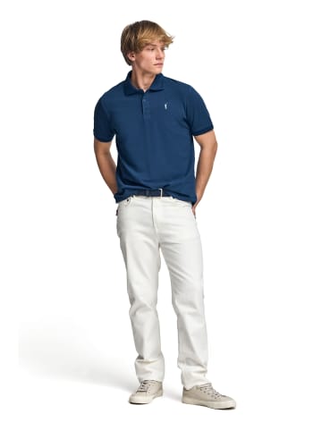 Polo Club Poloshirt in Indigo Blau
