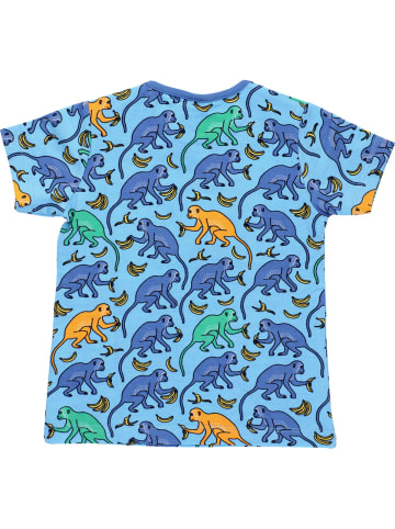 Villervalla T-shirts Affe in blau
