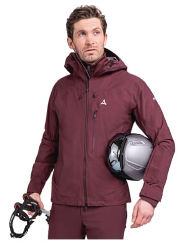 Schöffel Jacke "3L Jacket Pizac M" in dark burgundy